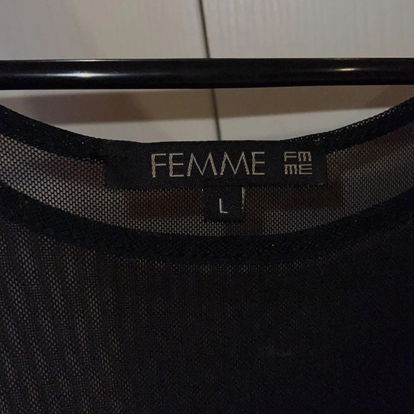 Femme vintage 80s Style sheer shiny detail lace cocktail mini body con dress - Picture 5 of 13